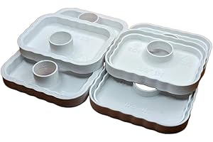 Downspout End Caps for NFT Kratky Hydroponics, Leak-Proof Caps Seal 2x3'' Vinyl Downspouts, DIY Hydroponic System Parts(6 Pac