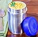 Ecopod 16-Ounce Stainless Steel Insulated Thermos Food Jar, Blue