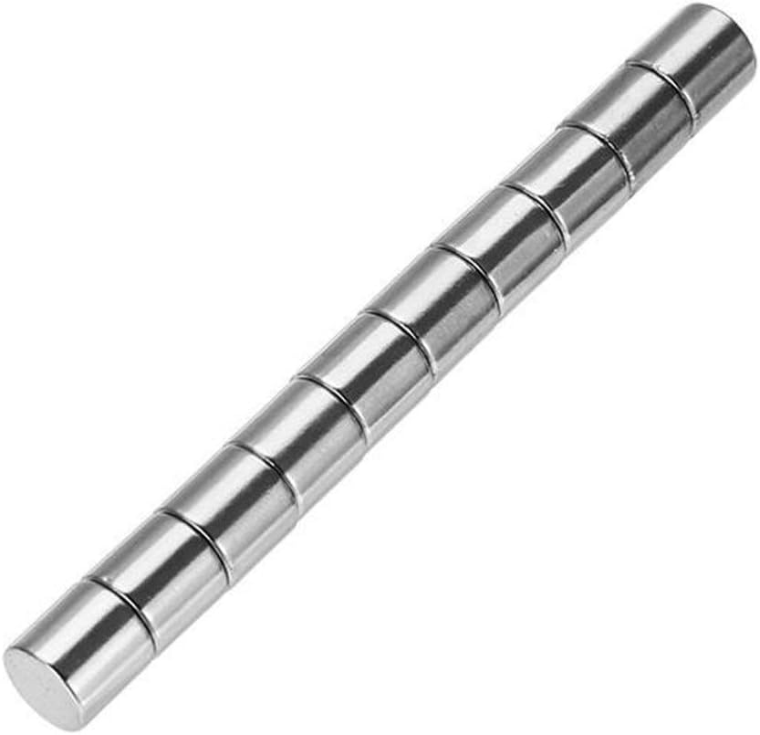 Ctghgyiki 10pcs N50 Earth NdFeB Neodymium Magnets 10x10mm Round Magnets Rare Neodymium Magnet