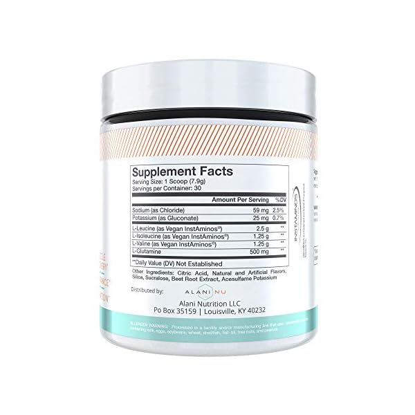 Alani Nu BCAA Branched Chain Essential Amino Acids Supplement Powder, Muscle Recovery Vitamins