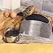 Stainless Steel Dough Cutter - Bench Scraper and Pastry Cutter - Dough Scraper and Bowl Scraper Tool - Circle Cookie Cutters - Ebook Bonus
