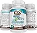 100% Natural Brain Function Support for Memory, Focus & Clarity - All-in-One Mental Performance Supplement, With Ginkgo Biloba, St John's Wort, DMAE, L-Glutamine, Bacopa & More, By 100 NATURALS
