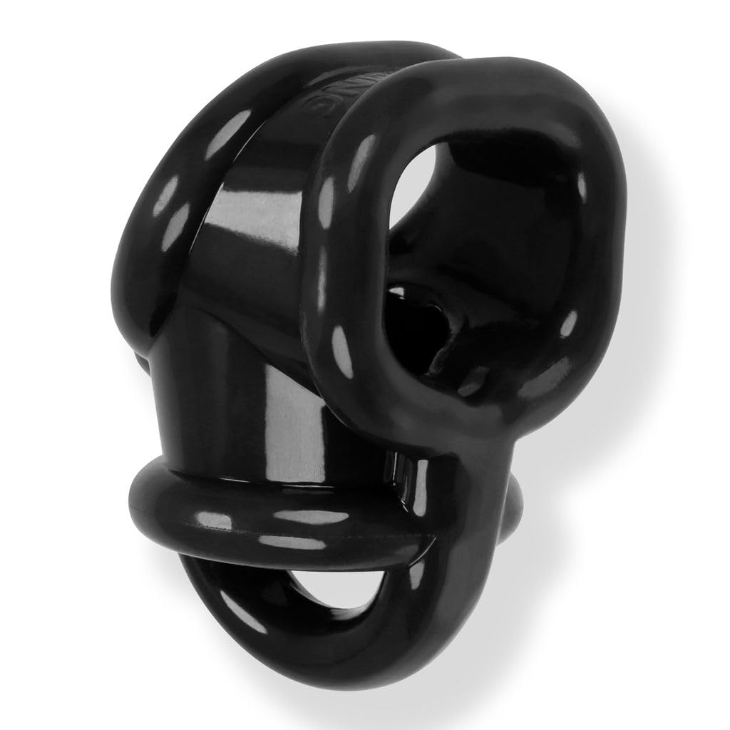 OXBALLS Ballsling with Ballsplitter Cock Ring, Black