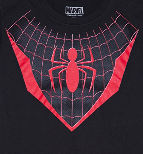 Womens Black Ultimate Spider Man Costume T Shirt