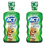 ACT Kids Ant-Cavity Mouthwash, Scooby Doo Kiwi Watermelon, 16.9 Ounce (Pack Of 2)