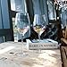 Hand Painted Wine Glasses , Bouquetier Unique Piece Of Art,Set Of 2,Holds up to 15 Ounce of Your Favorite White or Red Wine