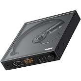 FiiO DM15 Portable Stereo CD Player with True 24Bit R2R DAC, 1150mW+1150mW High-Power Output, aptX Adaptive Bluetooth Transmitter, 24 Sound Presets, USB/CD HiFi Audio, HD Display (Black)