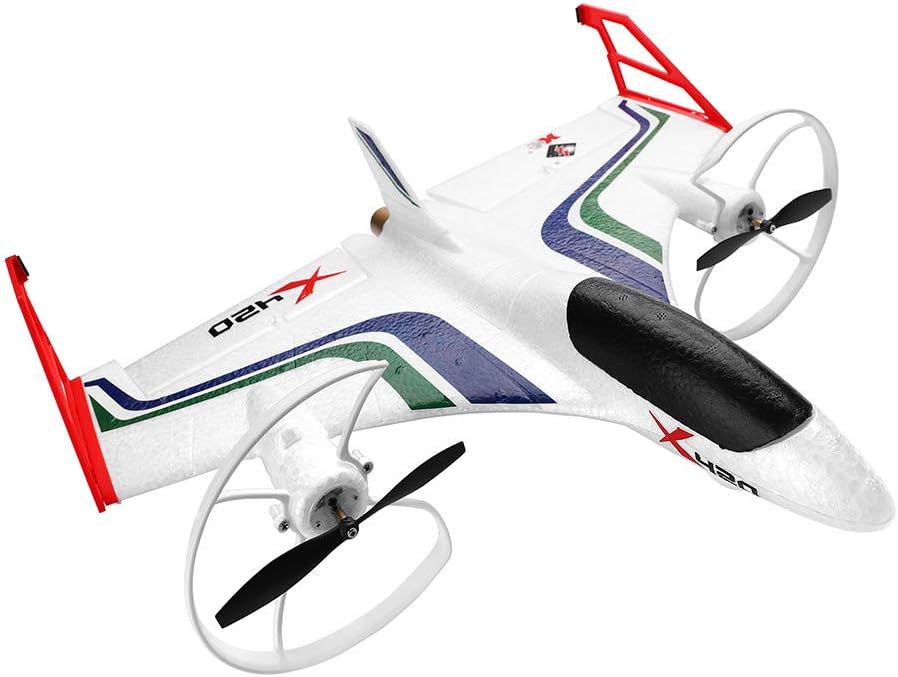 Pratcgoods RC Airplane RTF Remote Control Plane 2.4G 6CH 3D6G Aerobatic Vertical Take-Off EPP RC Airplane RTF Aircraft RC Glider with Safe Technology