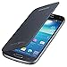 Samsung Flip Premium Case Cover for Samsung Galaxy S4 Mini - Black
