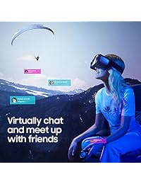 Gafas de realidad virtual Samsung con control remoto (versión de Estados Unidos), Gris oscuro