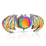 Wiitin Batman Fidget Hand Spinner Made by Metal, Bat-Symbol Novelty Toy, Mixed Color