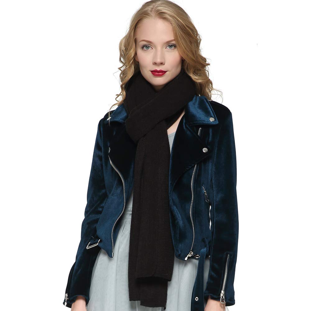 ZORJAR Women's Men Fashion Long Shawl Plush Knit Winter Warm Large Scarf ZORJAR Women's Men Fashion Long Shawl Plush Knit Winter Warm Large Scarf