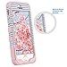 ULAK iPhone SE Case, iPhone 5 5S Case, Heavy Duty Protection Case with Hybrid High Soft Silicone + Hard PC Case Slim Fit for Apple iPhone 5/5S/SE (Minimal Rose Gold Stripes)