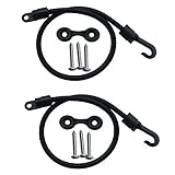 2 Pcs Rod Tamer Strap Holder Rod Saver Deck Mount Connector Gunwale Mount Rod Strap Rod Hold Down Strap