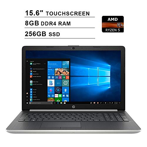 2019 Newest HP Pavilion 15 15.6 Inch Touchscreen FHD Laptop (AMD Quad Core Ryze 5 3500U up to 3.7 GHz, 8GB DDR4 RAM, 512GB SSD, AMD Radeon Vega 8, WiFi, Bluetooth, HDMI, Windows 10 Home, Silver)