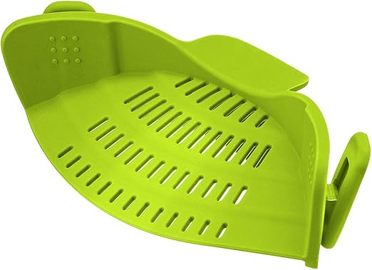 Ndier Verduras Tronco Superficie de Fregadero Colador Clip en Silicona