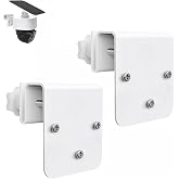 2 Pack Gutter Mount Bracket for Eufy Security SoloCam S340/E30/E42 and 4G LTE Cam S33, Stainless Steel Gutter Mount for Solar Security Camera, No-Drill Installation