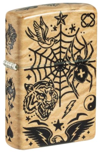Zippo Flesh Tattoo Design 540 Matte Pocket Lighter