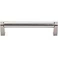 Top Knobs M1003 Bar Pulls Collection 5-1/16" Pennington Steel Bar Pull, Brushed Satin Nickel