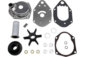 Water Pump Impeller Repair Kit 47-19453Q2 47-19453T3 Compatible With Force Outboard 30 40 45 50 55 60 70 75 2 Stroke 4 Stroke