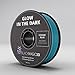 PLA Glow in The Dark Cosmic Blue 3D Ptinting Filament, 1.75 mm