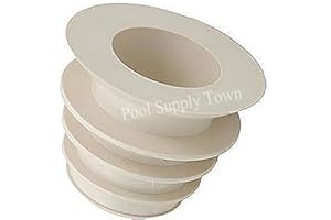 ATIE In-ground Pool Skimmer Cone Adapter Valve Cuff Compatible with Zodiac Baracuda Valve Cuff W70263, R0527600, W63900 to Connect Automatic Pool Cleaner or Vacuum Hose to Skimmer (1 Pack)