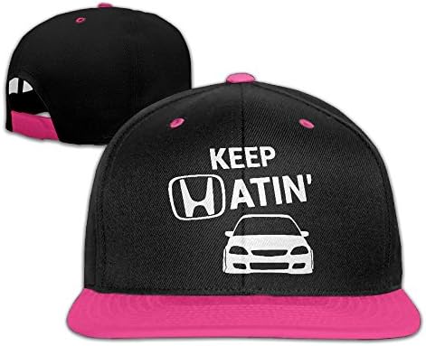 NADAKI Keep Hatin Honda Civic Lowered Fast JDM Racing Unisex Adjustable Hip-hop Baseball Cap Pink