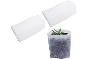 Belit 50 Pcs Non-Woven Plant Nursery Bags, Seedling Pots Container for Vegetable, Flower, Plant Grow (9.1"x9.3")