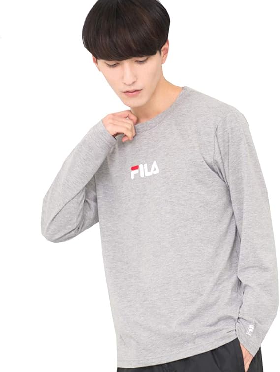 Amazon フィラ Tシャツ Fila Men S 綿 ワンポイント ロゴプリント 刺繍tシャツ メンズ Tシャツ カットソー 通販