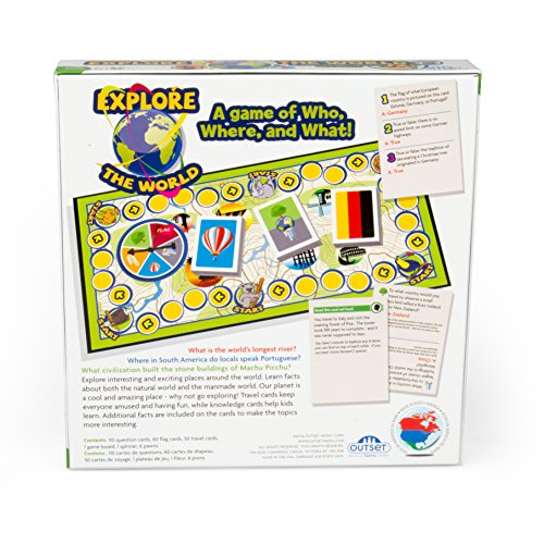 Outset Media - Explore the World - Test Your Knowledge and Learn Interesting Facts from Around the Globe - Ages 7+ - Thumbnail 2