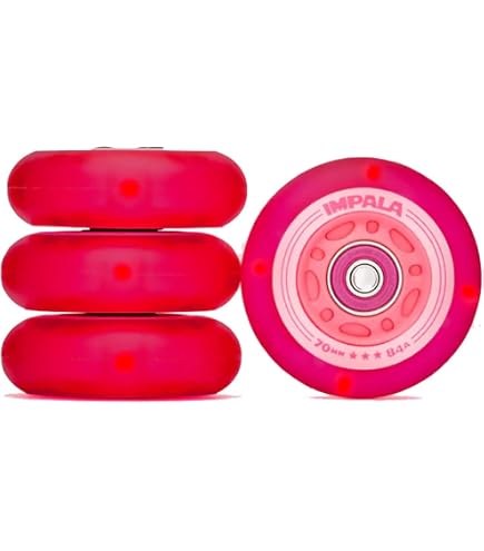 Impala Rollerskates - Patins à roulettes rose et jaune Urban Outfitters FR