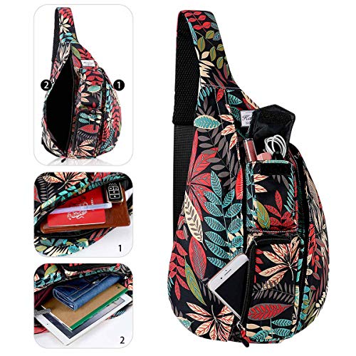Kamo Sling Backpack - Rope Bag Crossbody Backpack Travel Multipurpose Daypacks for Men Women Lady Girl Teens
