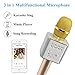 Ula Wireless Karaoke Microphones, Bluetooth Karaoke Machine, Upgraded 2600mAh Stereo Player Outdoor Family KTV Party Handheld Singing Q9, Compatible With Smartphone Devices (Great Gift For Kids)