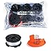 Future Way Weed Eater Spool Compatible with Black Decker GH900 LST201 Cordless Trimmer, 0.065