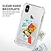 iPhone X Case, iPhone 10 Case, Gruichi Crystal Clear Case, Shock Absorption Technology TPU Bumper Hard Back Cover Case for Apple iPhone X, iPhone 10