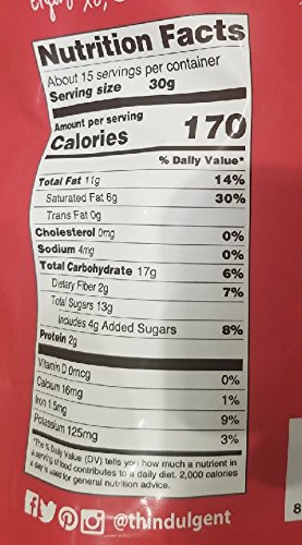 Sheila G's Organic Thindulgent Dark Chocolate Almond Bark-Cherry Almond 16 oz - Thumbnail 2