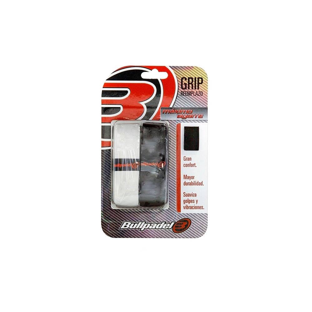 Bullpadel OVERGRIP GR-1210 005, Unisex Adults, Black/White, One Size