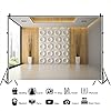 YongFoto 3x2m Photography Backdrop French Pane Bay Windows Vintage