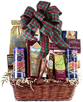 Favorite Edibles Gourmet Food Basket Deluxe by Plaza Florist - Fresh Flowers Hand Delivered in Philadelphia Area