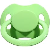 Landofgenie Adult Size Large Shield Pacifiers Bone Shaped Cutie Pacifier Green