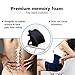 Dreamer Car Lumbar Support Pillow for Office Chair for Low Back Pain Relief - Mini Side Wedge Shape Lumbar Pillow for Chair Comfort Your Lower Back Area （Black）