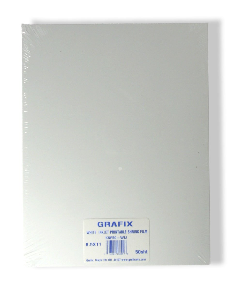 Mua Grafix Ink-Jet Printable Shrink Film – White, 8.5 x 11”, Pack of 50 ...