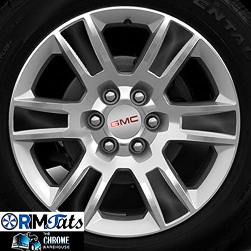 Fits GMC Sierra 20"- Gloss Blk Fiber RimTats (Vinyl Graphics-GR�FICOS DE VINILO)