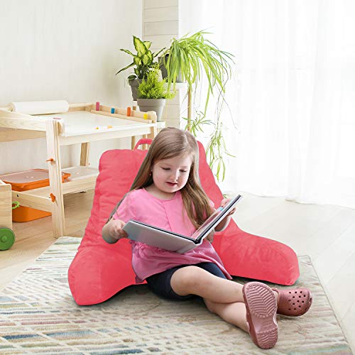 Nestl Reading Pillow Standard Bed Pillow, Back Pillow for Sitting in Bed Shredded Memory Foam