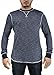 Helix Men's Slub Knit Thermal Long Sleeve Shirt