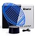 Urwise 3D Rugby Night Light, Rugby 3D Optical Illusion Night Light, 7 Colors Changing Rugby 3D Lamp, Smart Touch Button USB Powered Rugby Night Lights, Amazing Creative Design, Xmas 3600