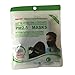 ZWZCYZ N95 Mask Dust Mask Anti Pollution Mask PM2.5 4 Layer Activated Carbon Filter Insert Can Be Washed Reusable Pollen Masks Cotton Mouth Mask for Men Women (Medium(Women's), Black)