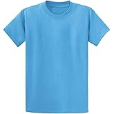 Joe's USA Men's Heavyweight Cotton T-Shirts in 60 Colors - Wholesale Bulk Tees in Sizes Small - 6XL and LT-4XLT