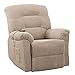Coaster Furniture Power Lift Recliner Beige Chenille 600399