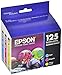 EPSON 125 DURABrite Ultra Ink Standard Capacity Color Combo Pack (T125520-S) Works with Stylus NX-125, NX-127, NX-130, NX-230, NX-420, NX-530, NX-625, WorkForce WF-320, WF-323, WF-325, WF-520